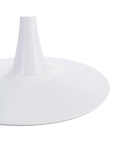 Mesa redonda Oda 100 cm. Porcelánico gris y...