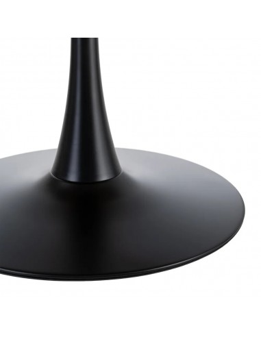 Mesa redonda Oda 100 cm. Porcelánico y Metal...