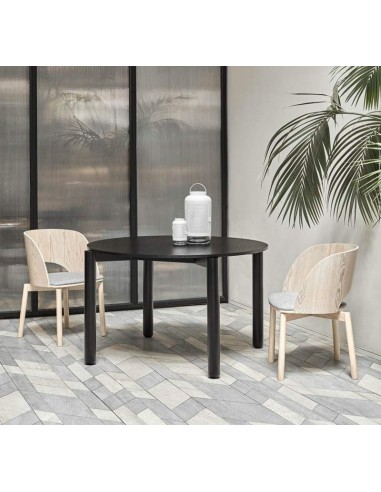 TEULAT MESA REDONDA ATLAS 120, PRETO