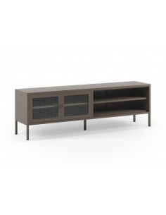 Mueble de TV metálico minimalista LAYNA moca 160, 2...