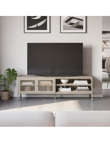 Móvel de TV minimalista FAYNA em metal na cor...