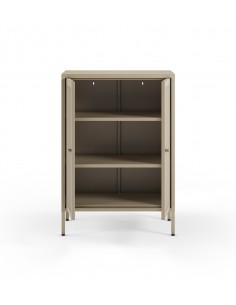 Mueble auxiliar metálico minimalista FAYNA arena 70x100... 2