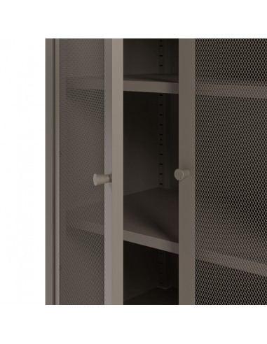 Móvel auxiliar minimalista FAYNA em metal, cor...