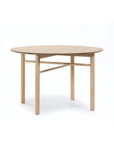 TEULAT MESA REDONDA JUNCO 120, FREIXO NATURAL