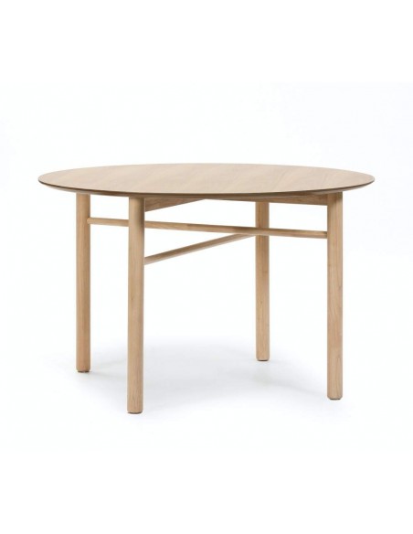 TEULAT MESA REDONDA JUNCO 120, FREIXO NATURAL