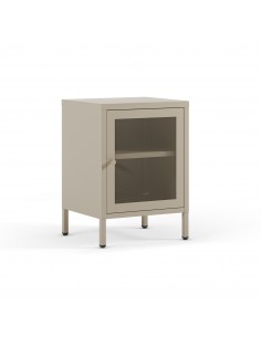 Mesa de cabeceira em metal minimalista FAYNA 40x60, cor...