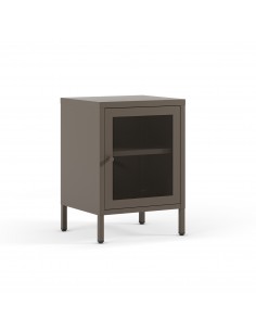 Mesa de cabeceira em metal minimalista FAYNA 40x60, cor...