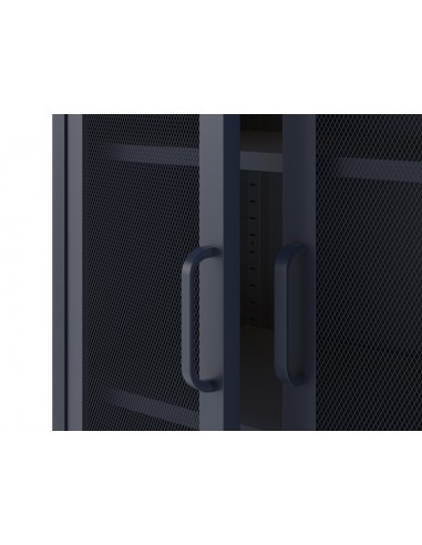 Mueble auxiliar metálico minimalista DIORA azul...