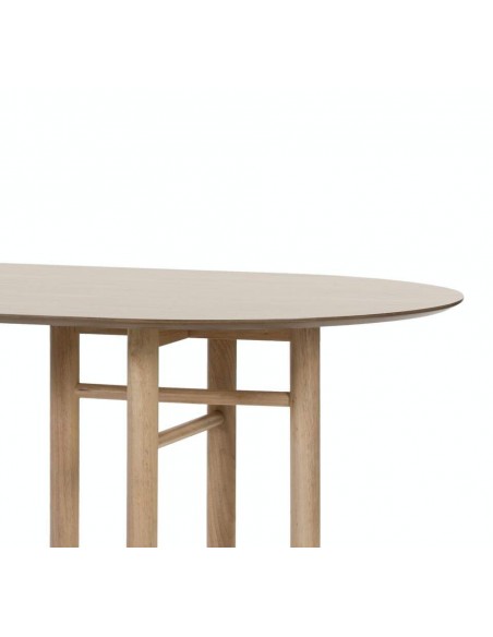 MESA OVAL DE TEULAT RUSH 200X100, CINZA NATURAL MESA OVAL DE TEULAT RUSH 200X100, CINZA NATURAL