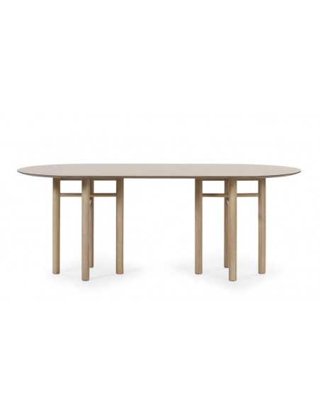 TEULAT MESA OVAL JUNCO 200X100, FRESNO NATURAL