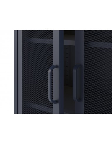 Vitrina metálica minimalista DIORA azul 80x170...