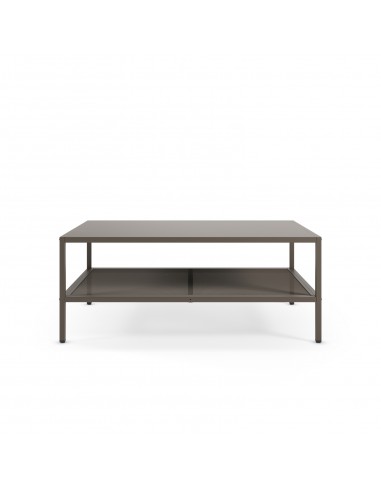 Mesa de centro metálica minimalista FAYNA moca...