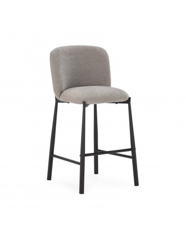 Banqueta baixa de design GINNY 65, em tecido e...