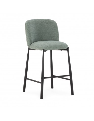 Taburete bajo de diseño GINNY 65, en tela y...