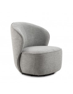 Sillón de diseño orgánico EDNA en color gris