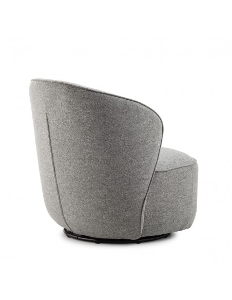 Sillón de diseño orgánico EDNA en color gris