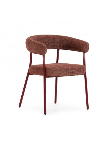 Silla con brazos de diseño envolvente YURI en...