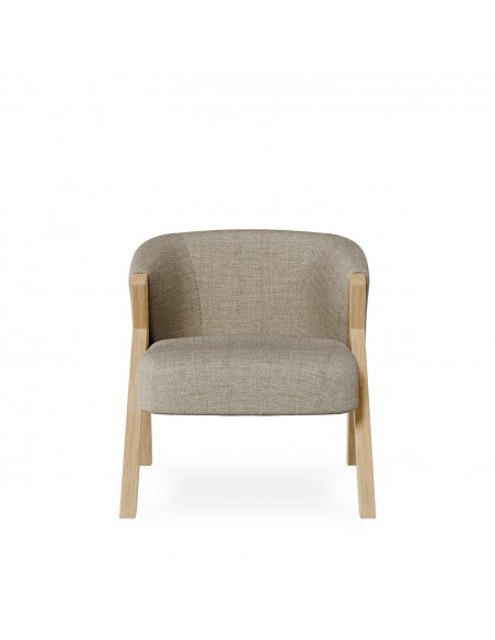 Poltrona nórdica SINTRA, tecido Tango, pernas madeira