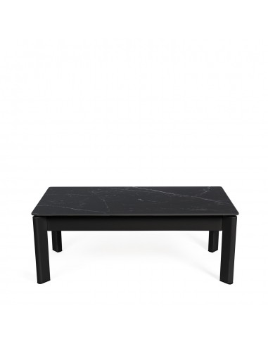 Mesa centro elevable ROLAND porcelánico y metal...