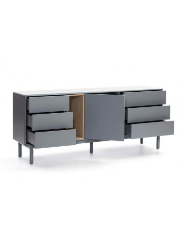 TEULAT APARADOR CORVO 180x40, CINZA PÉROLA