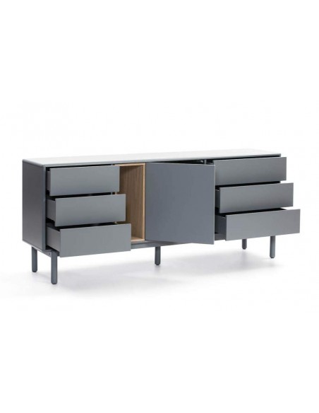 TEULAT APARADOR CORVO 180x40, CINZA PÉROLA