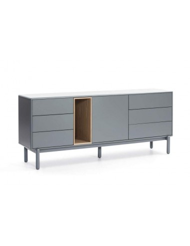 TEULAT APARADOR CORVO 180x40, GRIS PERLA