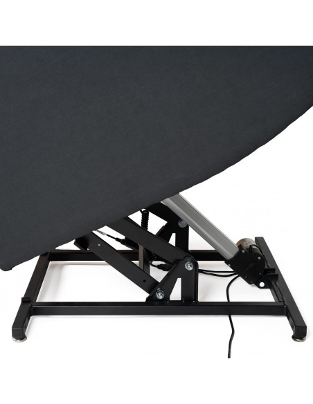 Sillón Power Lift 2 motores y muelles ensacados SAORI gris oscuro