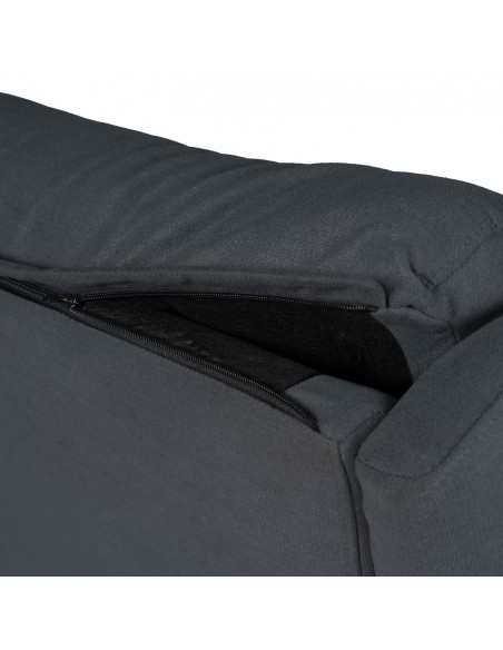 Sillón Power Lift 2 motores y muelles ensacados SAORI gris oscuro