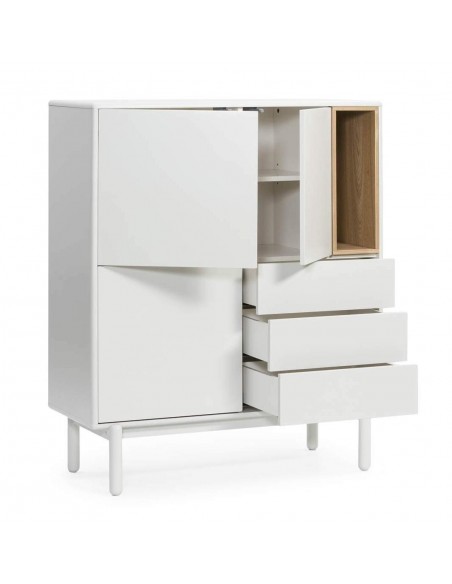 TEULAT MUEBLE AUXILIAR CORVO 100X40, CREMA