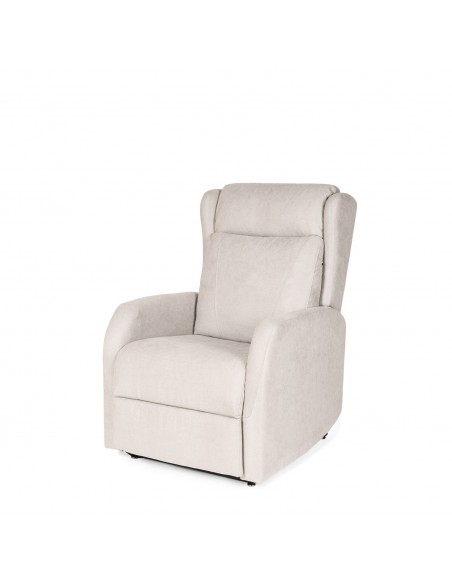 Sillón Power Lift 2 motores y muelles ensacados SAORI beige