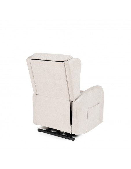Poltrona Power Lift com 2 Motores e molas ensacadas SAORI bege