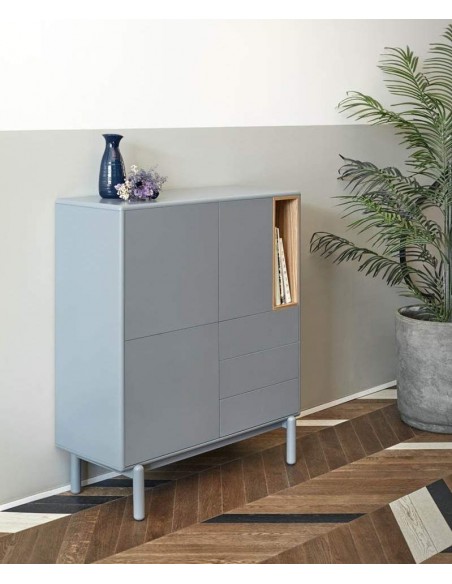 TEULAT MUEBLE AUXILIAR CORVO 180X40, GRIS PERLA TEULAT MUEBLE AUXILIAR CORVO 180X40, GRIS PERLA