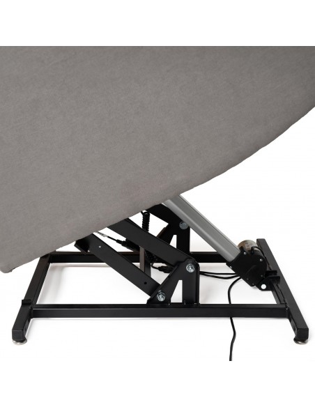 Poltrona Power Lift com 2 Motores e molas ensacadas SAORI taupe