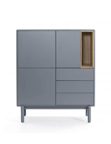 TEULAT MUEBLE AUXILIAR CORVO 180X40, GRIS PERLA