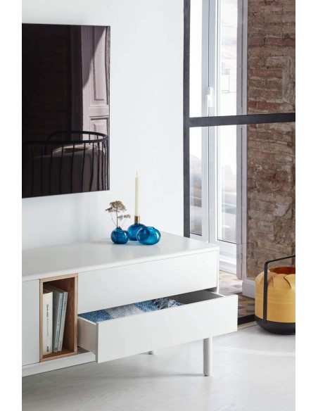 Portugués ARMÁRIO DE TV TEULAT CORVO 180X40, COR CREME