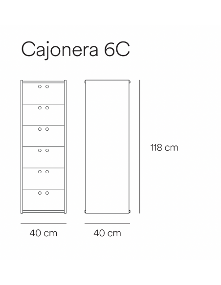 Teulat WALLY comoda alta minimalista 118 X 40 MDF crema