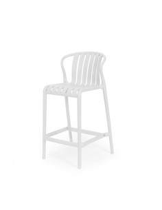 Banqueta altura media BASTIAN de 65,5 cm em polipropileno 2