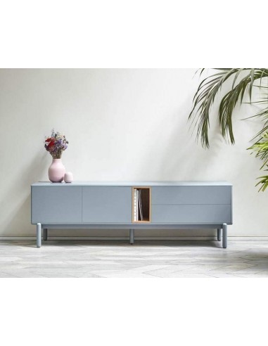 TEULAT MUEBLE TV CORVO 180, GRIS PERLA