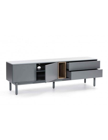 TEULAT RACK PARA TV CORVO 180, CINZA PÉROLA