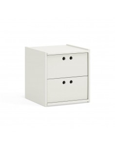 Teulat WALLY mesita de noche 40X42 MDF crema