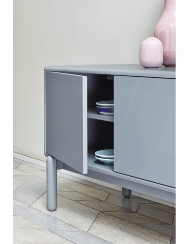 TEULAT MUEBLE TV CORVO 180, GRIS PERLA