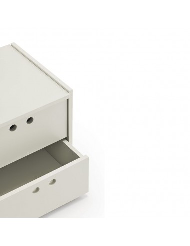 Teulat WALLY mesita de noche 40X42 MDF crema