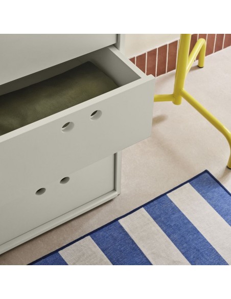 Teulat WALLY comoda alta minimalista 118 X 40 MDF crema