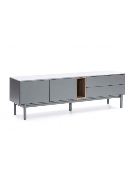 TEULAT RACK PARA TV CORVO 180, CINZA PÉROLA