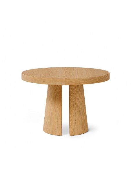 Mesa redonda extensible MARCELLA 120 (170) en roble