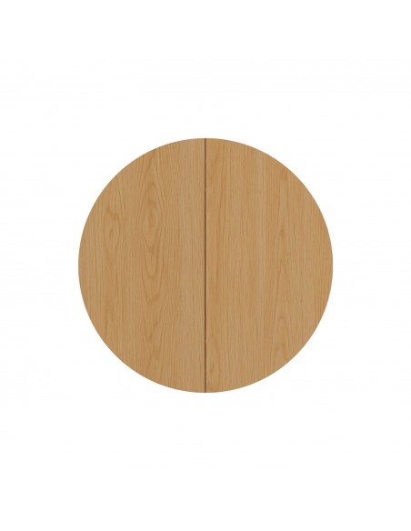 Mesa redonda extensible MARCELLA 120 (170) en roble