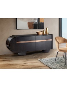 Aparador diseño italiano 4 puertas LUCA 200 x 46 roble... 2