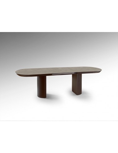 Mesa extensible grande IRATI 206 (283), marrón...