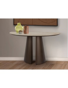 Console de design SAMARA 130, acabamento travertino e... 2