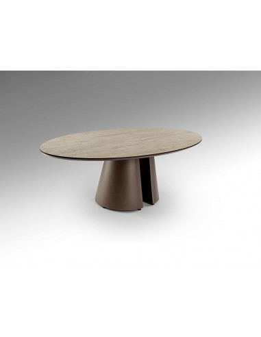 Mesa de centro de design SAMARA, 130 cm, simil...